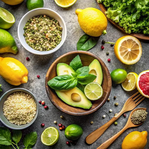 Avokadolu Quinoa Salatası